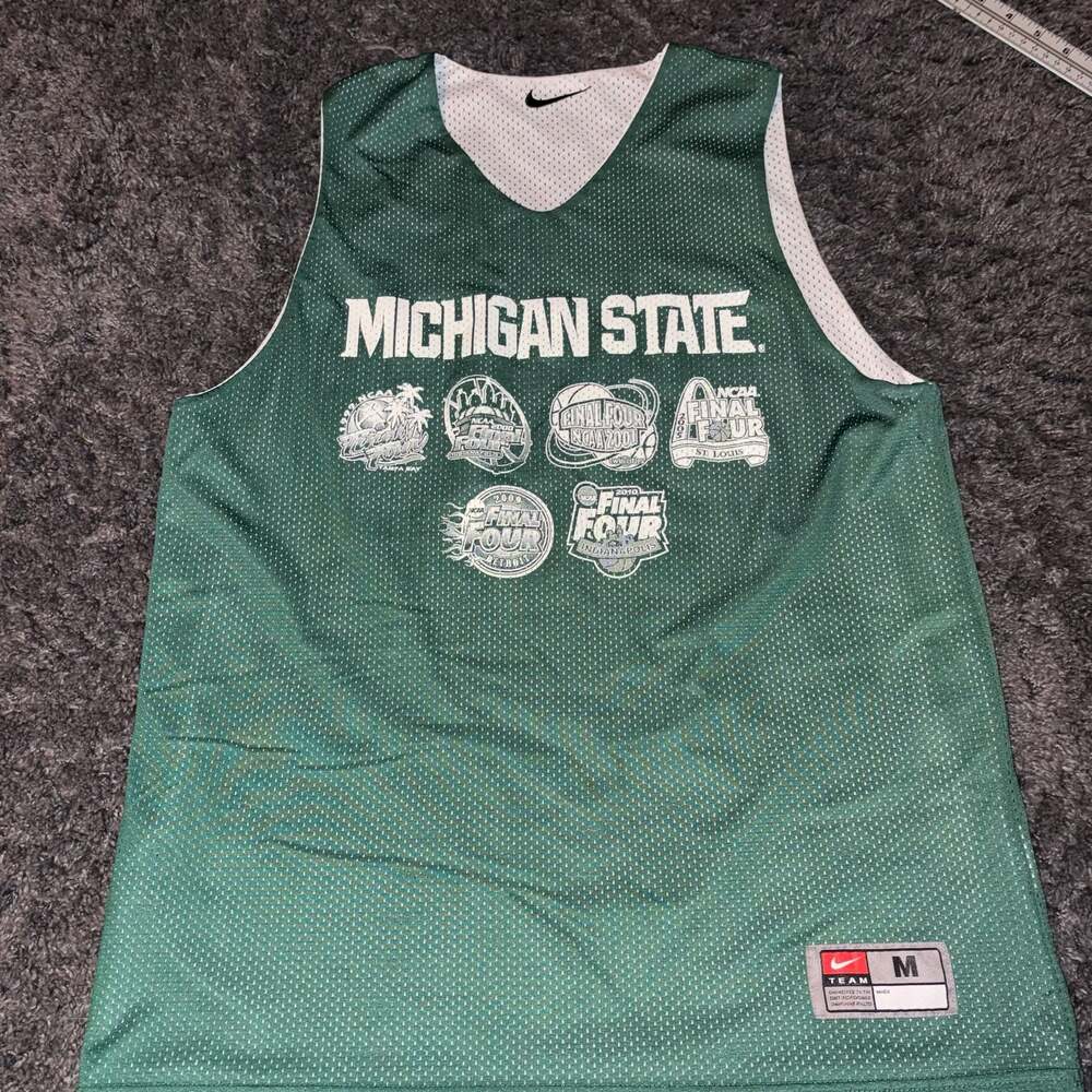 Nike Michigan State Spartans Reversible Basketball Practice Jersey